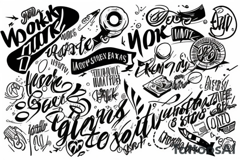 WORK
MOTIVATION
HONESTY
LOYALTY
SUCCESS tattoo idea