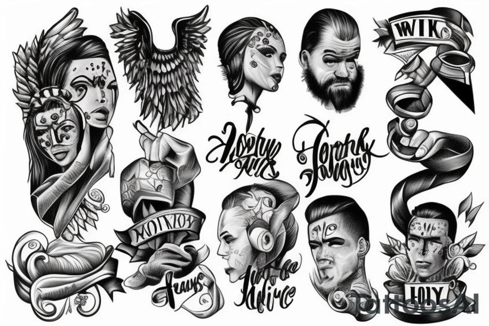 WORK
MOTIVATION
HONESTY
LOYALTY
SUCCESS tattoo idea