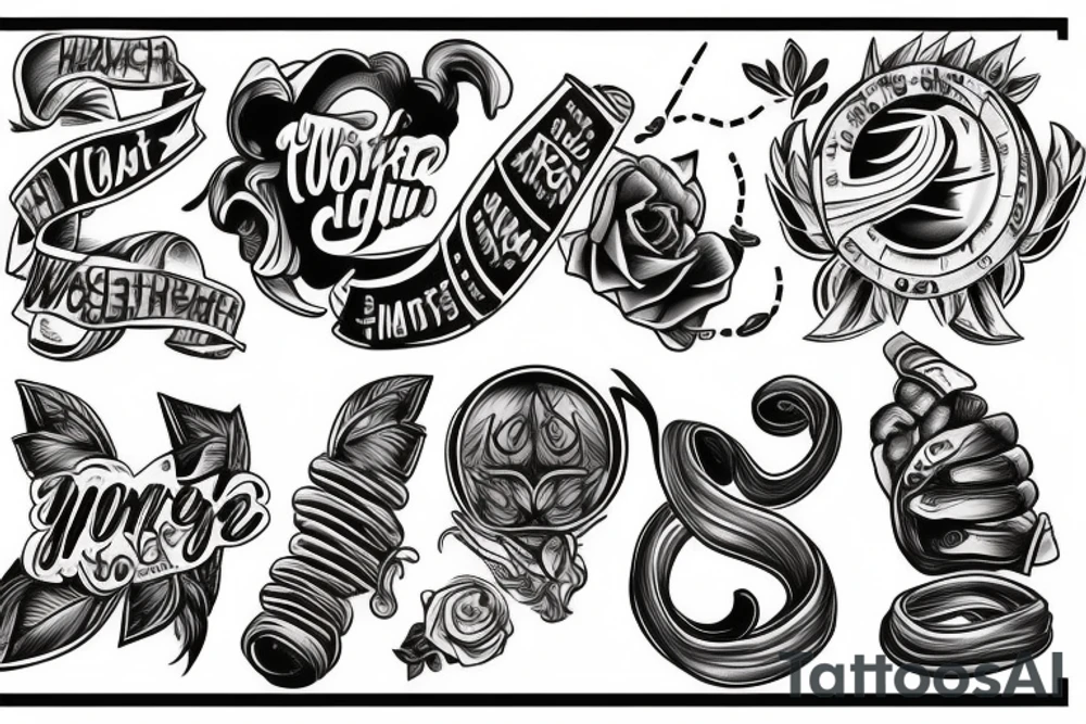 WORK
MOTIVATION
HONESTY
LOYALTY
SUCCESS tattoo idea