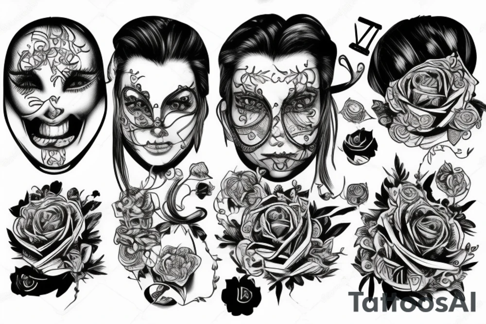 pathological liar and manipulator tattoo idea