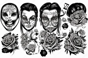 pathological liar and manipulator tattoo idea