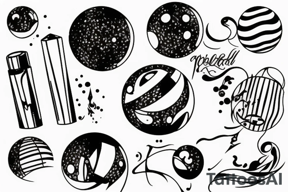 mirrorball tattoo idea