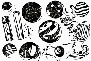 mirrorball tattoo idea
