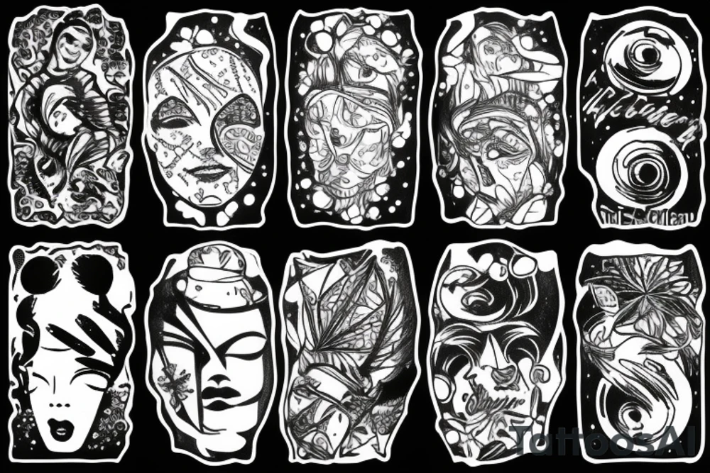 mirrorball tattoo idea