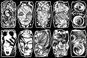 mirrorball tattoo idea