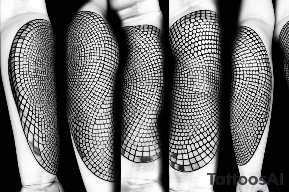 mirrorball tattoo idea