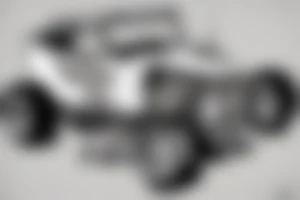 ford model t bucket hot rod with large engine,  flames on the side, and whitewall tires tattoo idea