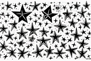 A star on a mission tattoo idea