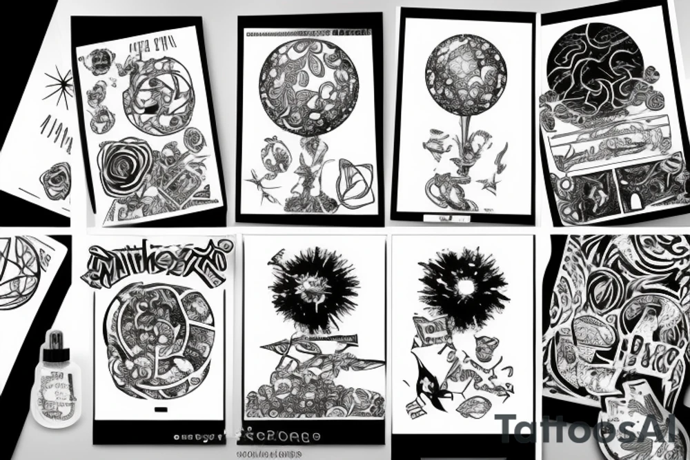 mirrorball tattoo idea
