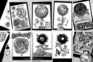 mirrorball tattoo idea