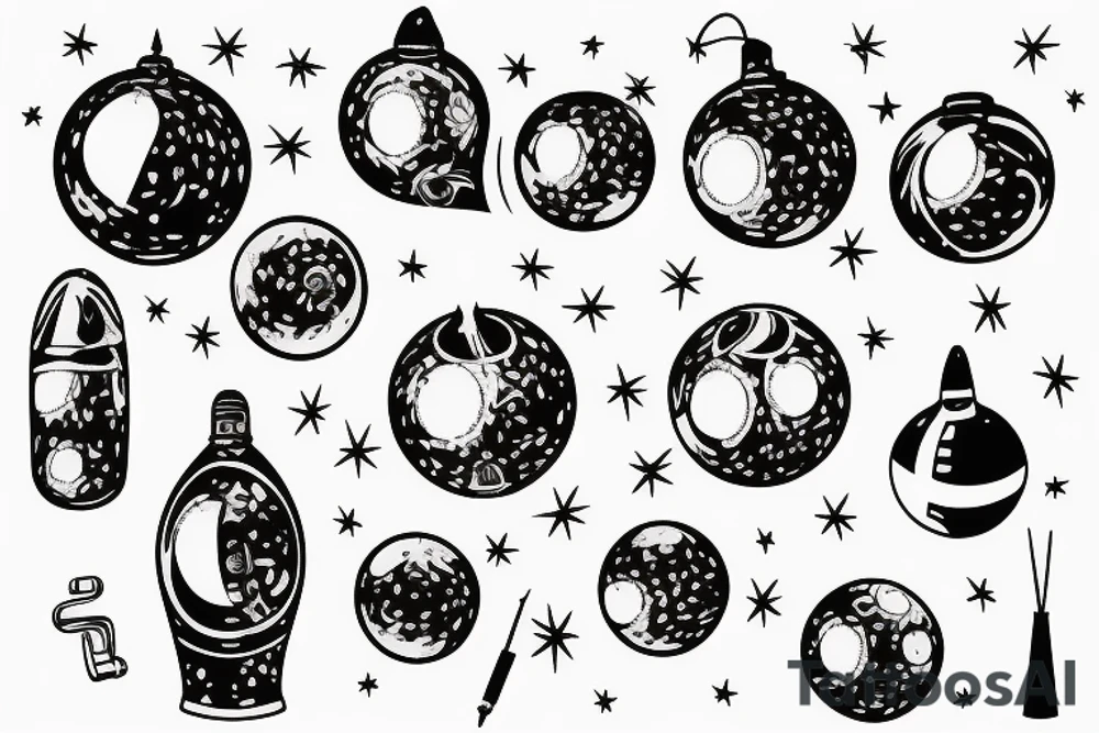 mirrorball tattoo idea