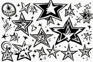 A star on a mission tattoo idea