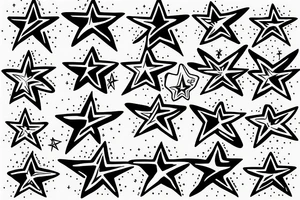 A star on a mission tattoo idea