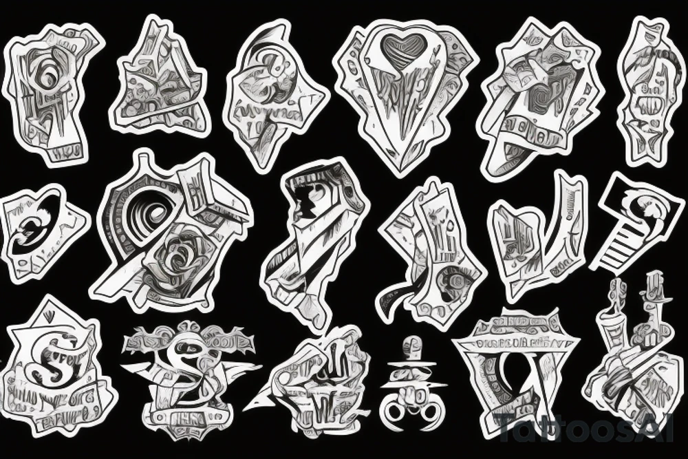 Victorian dubstep memorial tattoo idea