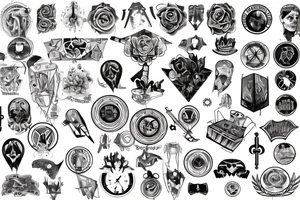 Victorian dubstep memorial tattoo idea