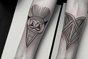 tattoo on forearm that says “atleast i’m loved by someone” tattoo idea