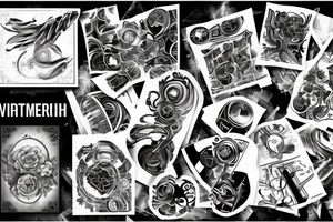 Victorian dubstep memorial tattoo idea