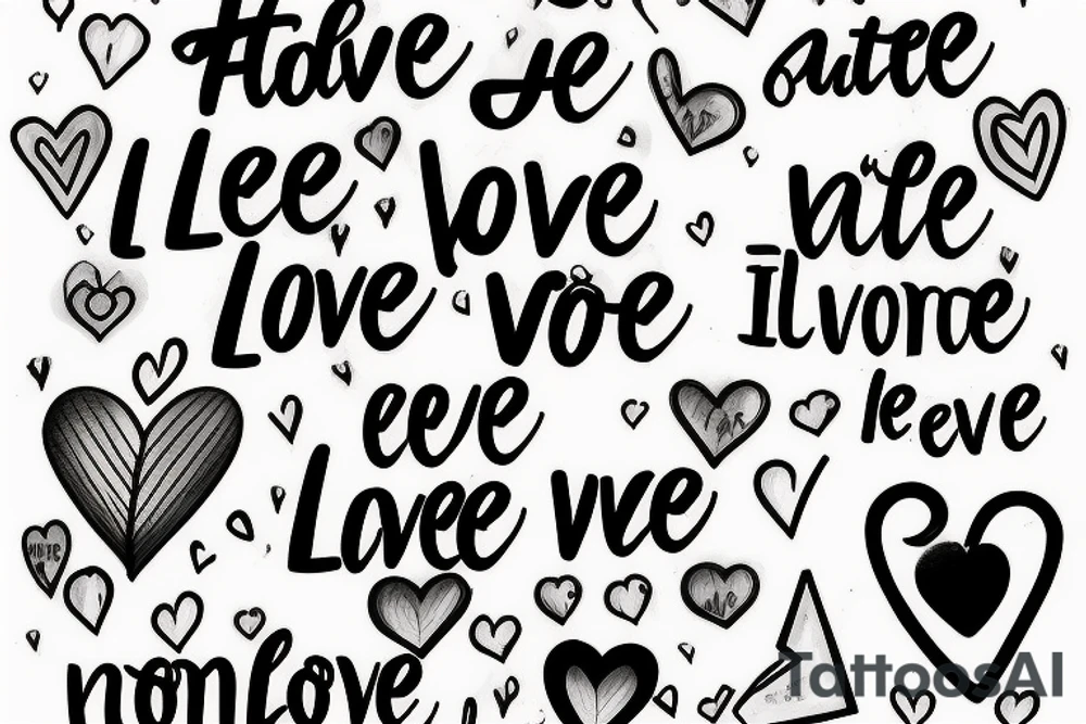 tattoo on forearm that says “atleast i’m loved by someone” tattoo idea