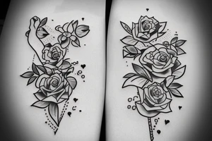tattoo on forearm that says “atleast i’m loved by someone” tattoo idea
