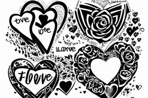tattoo on forearm that says “atleast i’m loved by someone” tattoo idea