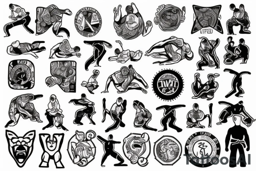 Jiu jitsu tattoo idea