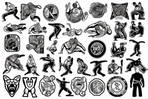 Jiu jitsu tattoo idea