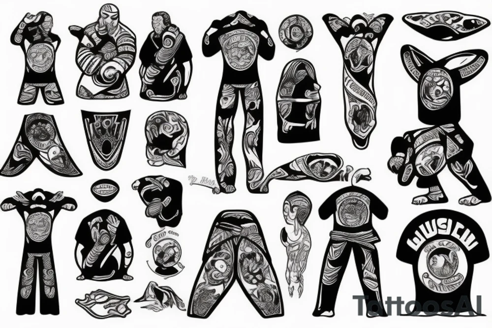 Jiu jitsu tattoo idea