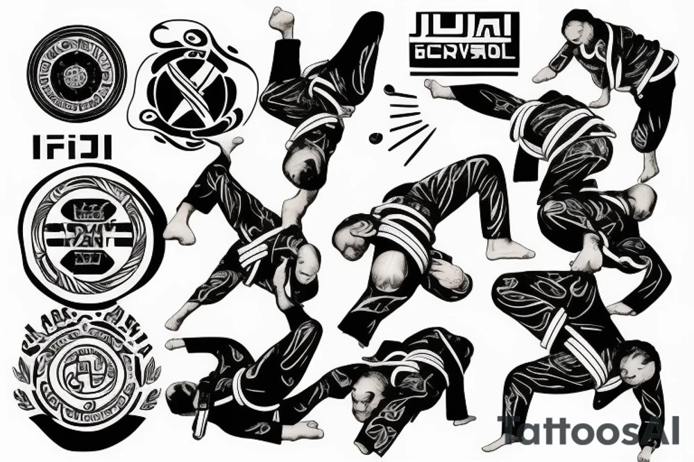 Jiu jitsu tattoo idea