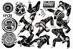 Jiu jitsu tattoo idea