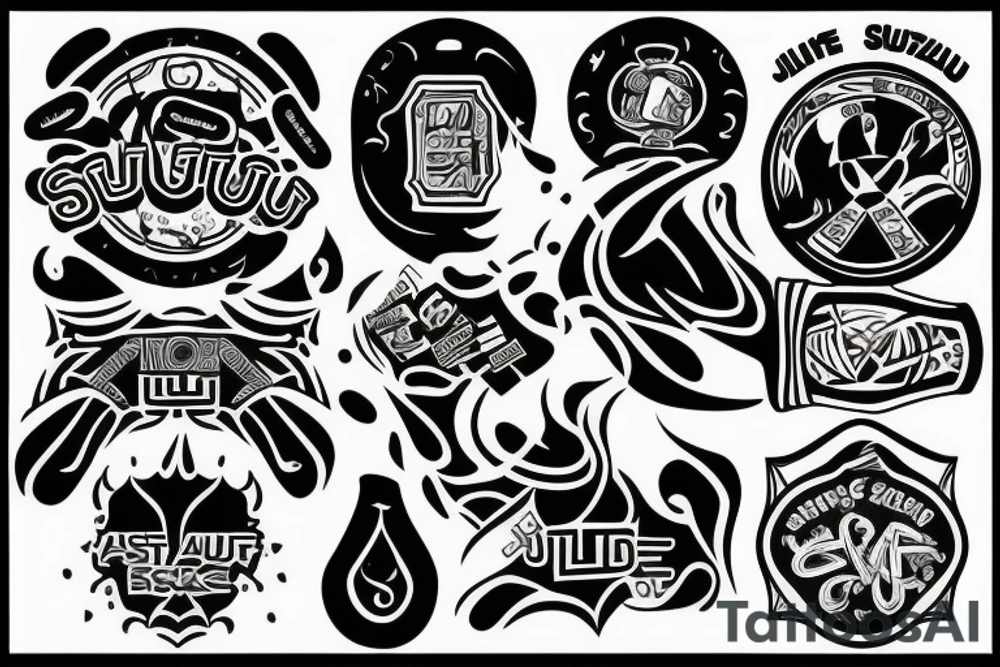 Jiu jitsu tattoo idea