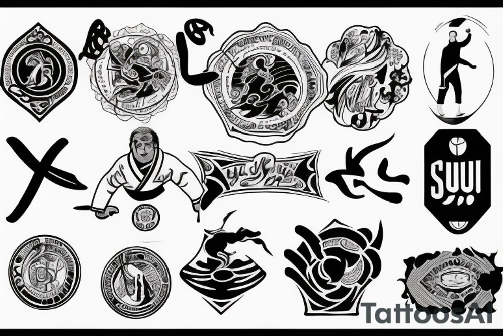 Jiu jitsu tattoo idea