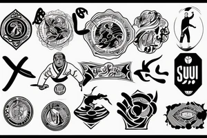 Jiu jitsu tattoo idea