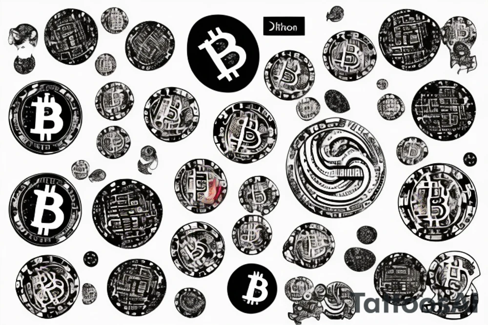 Bitcoin tattoo idea