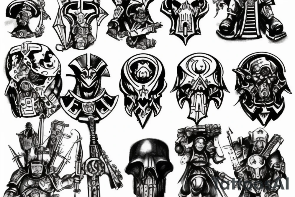 warhammer 40k tattoo idea