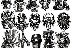 warhammer 40k tattoo idea