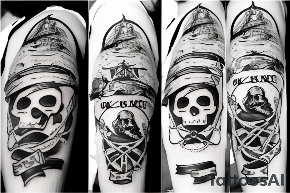 Pirate themed tattoo idea