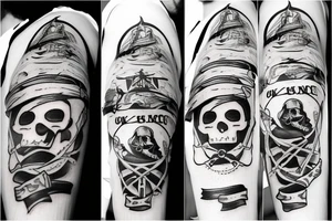Pirate themed tattoo idea