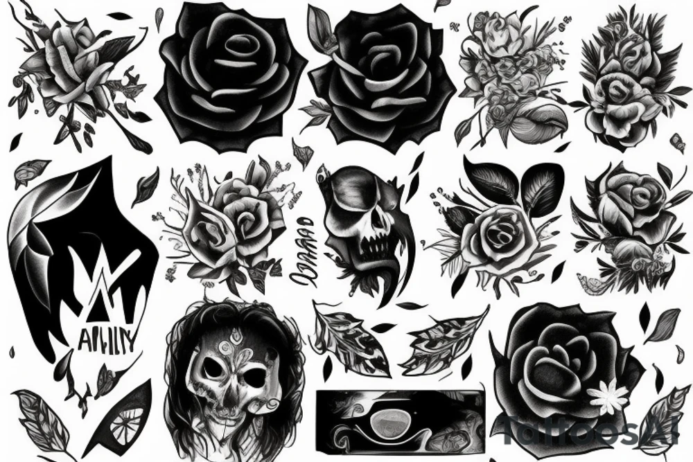 F
A
M
I
L
Y tattoo idea