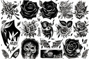 F
A
M
I
L
Y tattoo idea