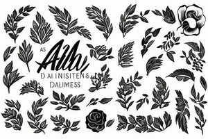 F
A
M
I
L
Y tattoo idea