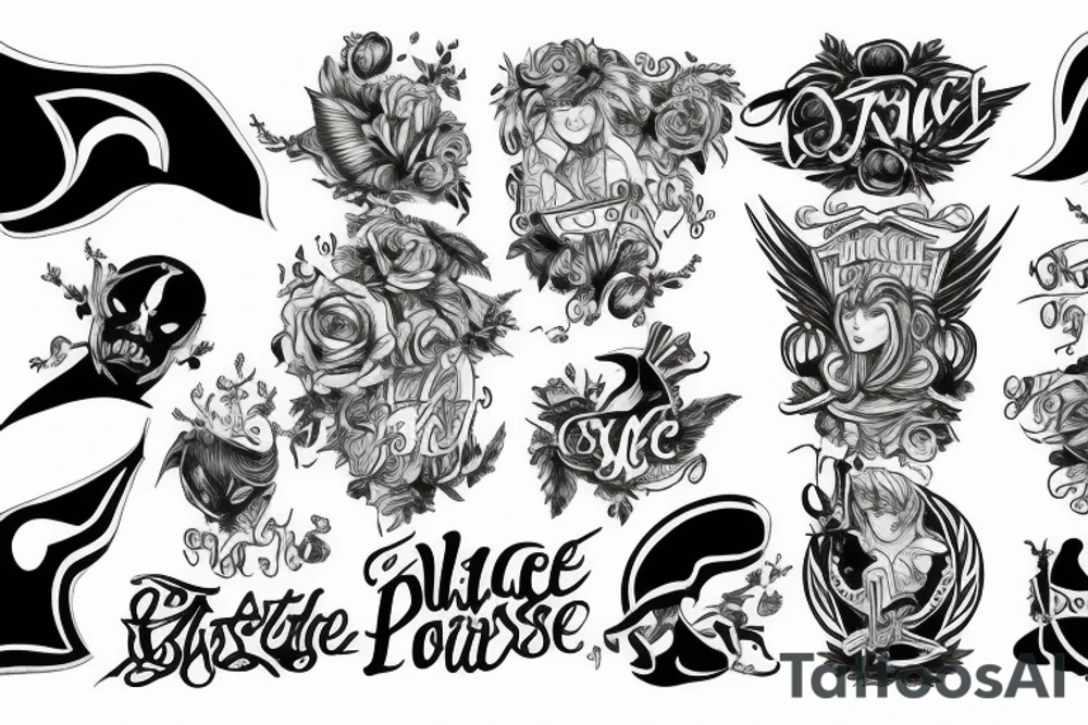 JUSTICE tattoo idea