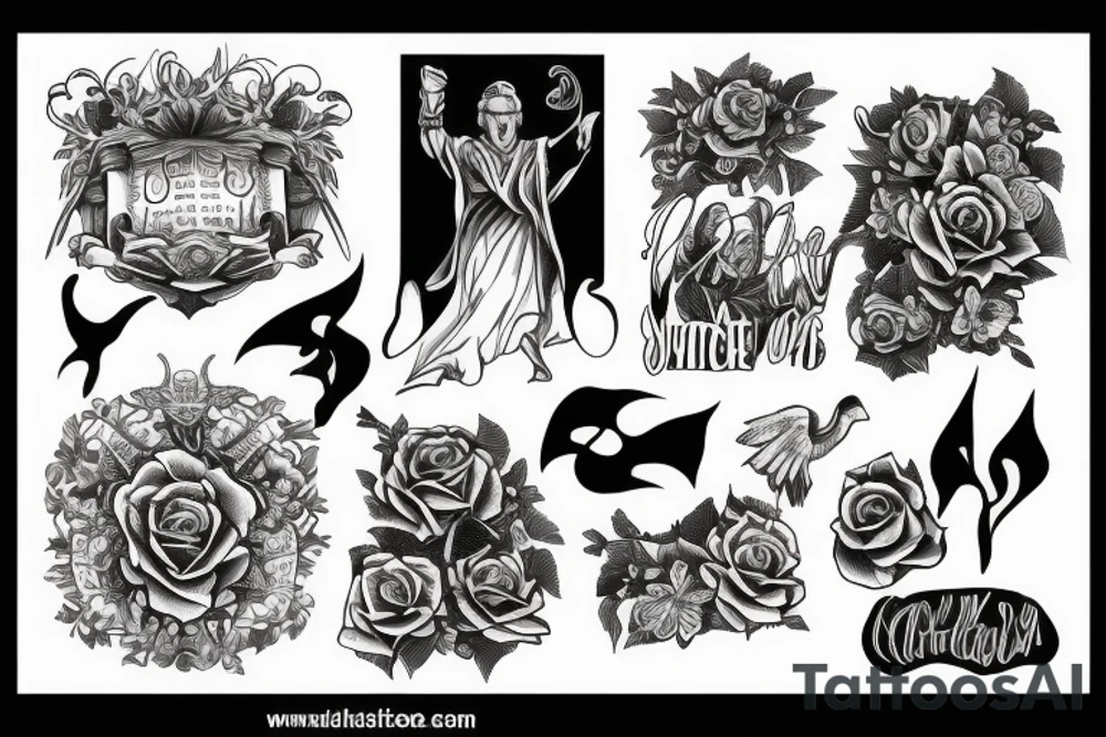 JUSTICE tattoo idea