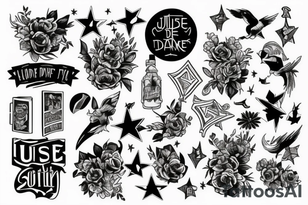JUSTICE tattoo idea