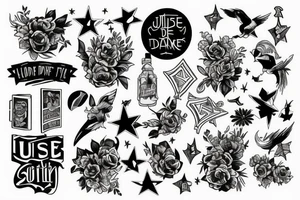 JUSTICE tattoo idea