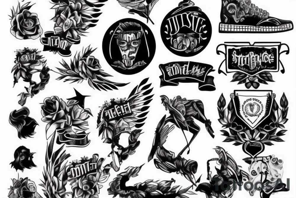 JUSTICE tattoo idea