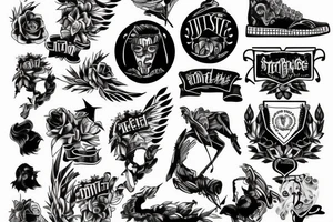 JUSTICE tattoo idea