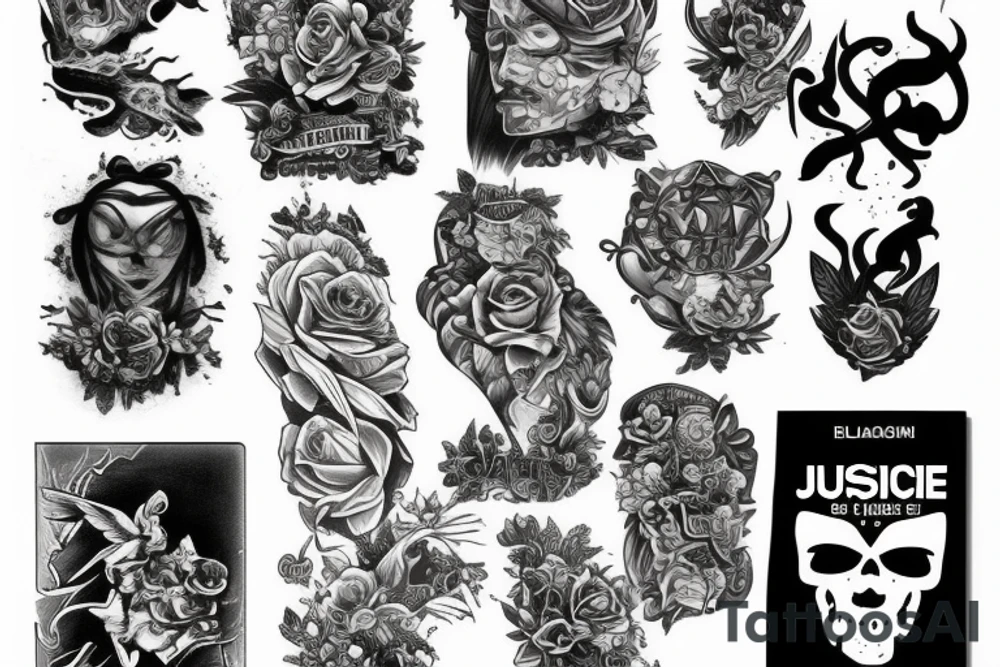 JUSTICE tattoo idea