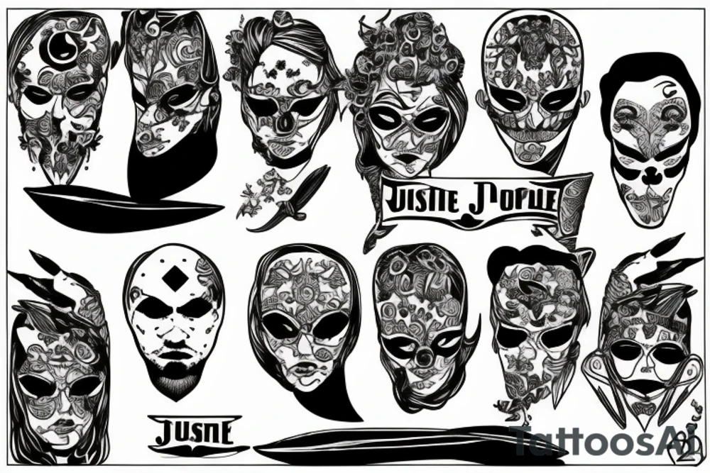 JUSTICE tattoo idea