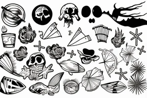 Beach tattoo idea