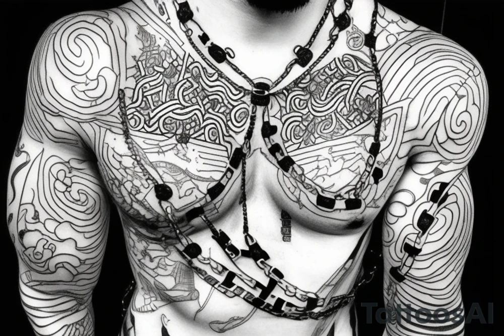 chain tattoo idea
